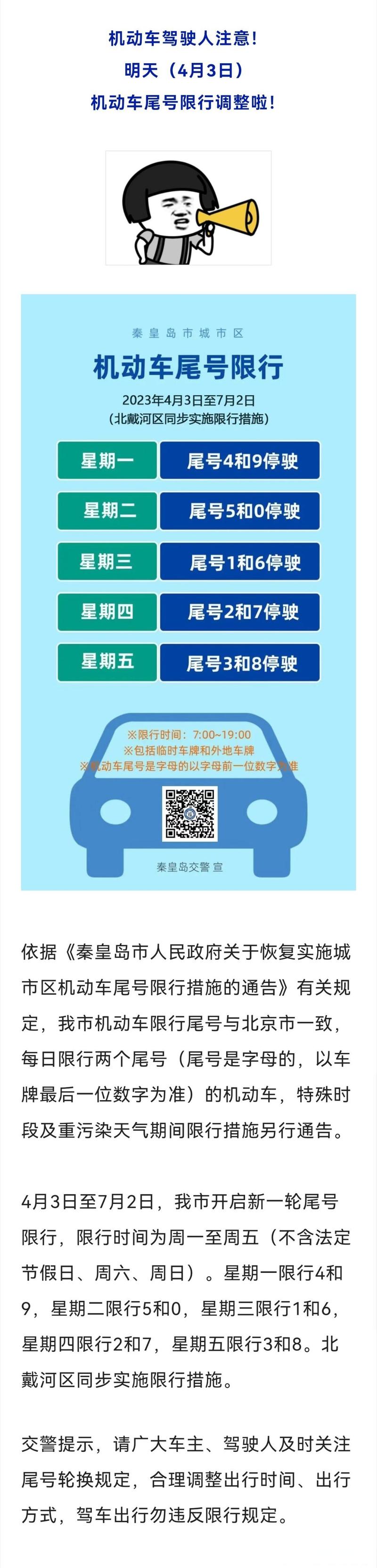 【机动车尾号限行,机动车尾号限行轮换】