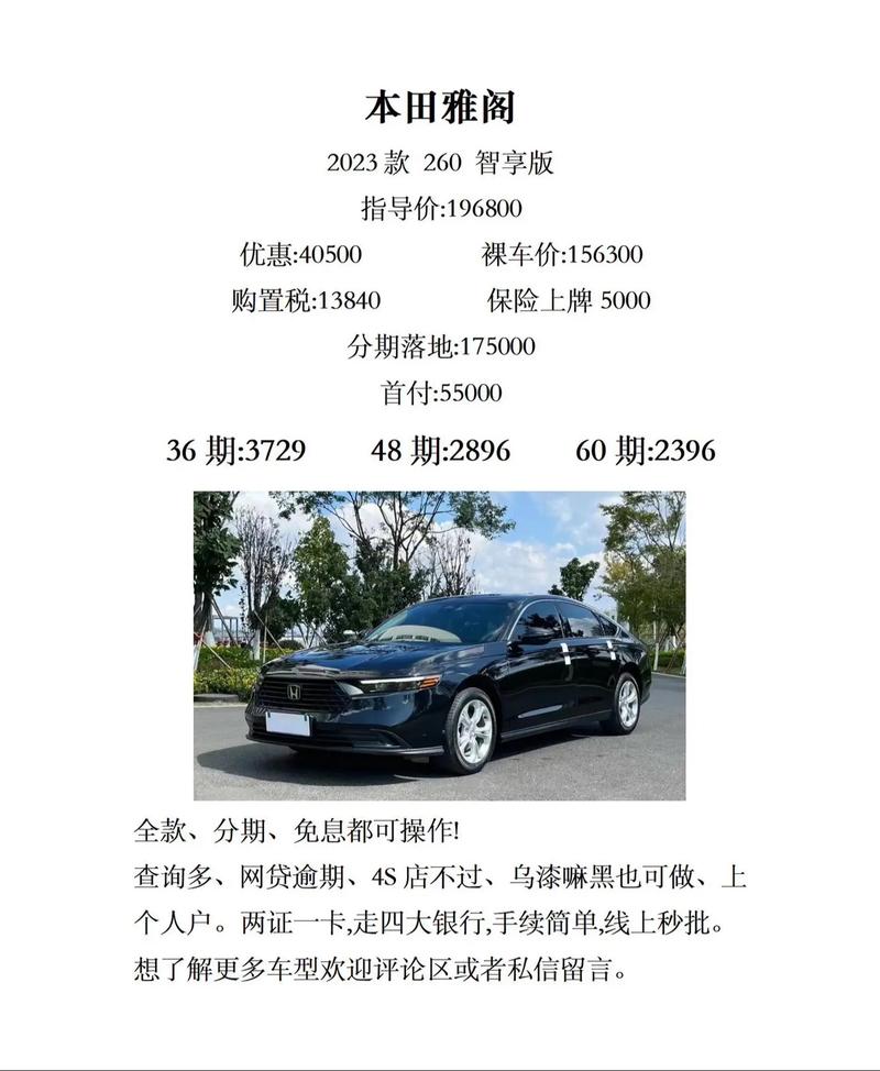 本田报价,2016款本田报价